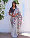 Twilight Sparkle Hand Block Printed Mul Mul Cotton Saree