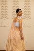 Handloom Light Pink Chanderi Tulip Saree