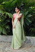 Handwoven Mint Chanderi Saree