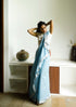 Handwoven Blue Chanderi Saree