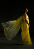 Handwoven Yellow Chanderi Saree