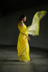Handwoven Yellow Chanderi Saree