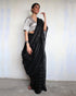 Nutan Handwoven Linen Zari Saree