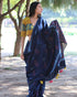Dragonfly Dream Hand Block Printed Cotton Saree
