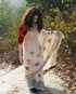 Dragonfly Dawn Hand Block Printed Cotton Saree