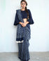 Indigo Glory Hand Block Printed Cotton Saree