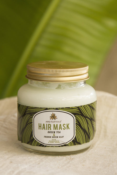 Green Tea with French Green Clay Hair Mask