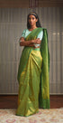 Handwoven Light Green Banarasi Saree
