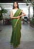 Handwoven Emerald Bengal Cotton Saree