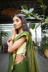Handwoven Emerald Bengal Cotton Saree