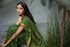 Handwoven Emerald Bengal Cotton Saree