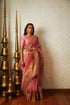 Handwoven Light Pink Banarasi Silk Saree