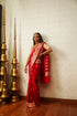 Handwoven Red & Gold Banarasi Saree