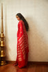 Handwoven Red & Gold Banarasi Saree