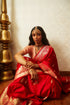 Handwoven Red & Gold Banarasi Saree