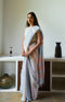 Handwoven Linen Striped Saree