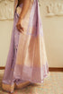 Handwoven Lavender Banarasi Saree