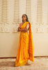 Handwoven Yellow & Gold Banarasi Saree