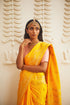 Handwoven Yellow & Gold Banarasi Saree