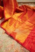 Handwoven Red & Gold Banarasi Saree