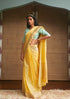 Handwoven Yellow & Gold Banarasi Saree