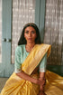 Handwoven Yellow & Gold Banarasi Saree