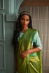 Handwoven Light Green Banarasi Saree
