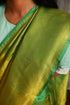 Handwoven Light Green Banarasi Saree