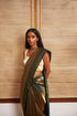 Handwoven Gold & Green Banarasi Saree