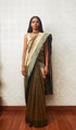 Handwoven Gold & Green Banarasi Saree