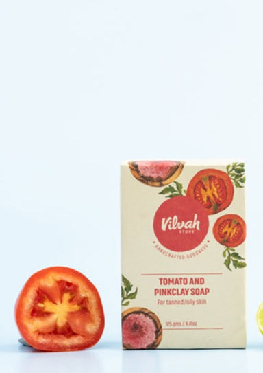 Tomato And Pink Clay Soap