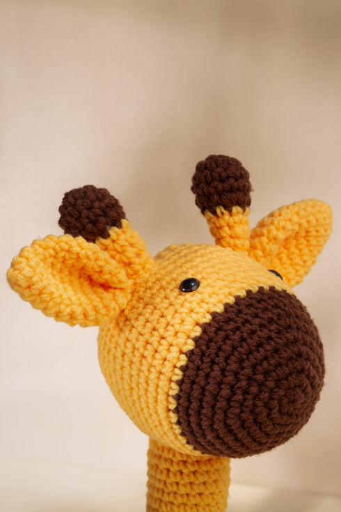 Handmade Giraffe Soft Toy For Kids