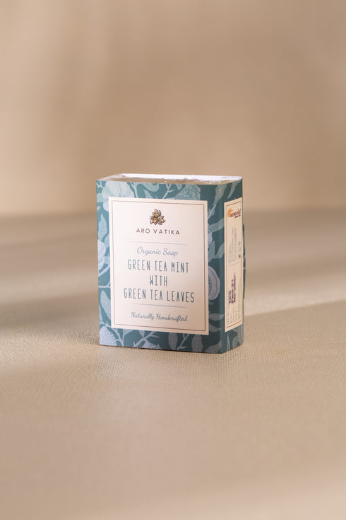 Green Tea Mint With Tea Leaves Soap